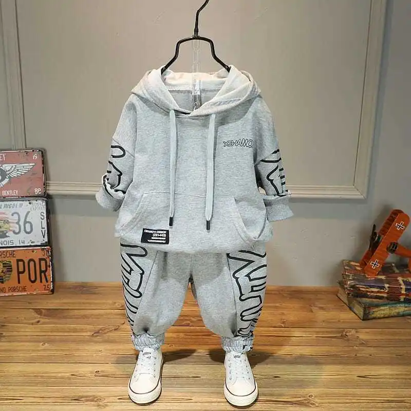 Spring Autumn Children Clothing Suit Baby Boys Set Kids Sweatshirts +Pants Sport Tracksuit
Spring Autumn Children Clothing Suit Baby Boys Set Kids Sweatshirts +Pants Sport Tracksuit