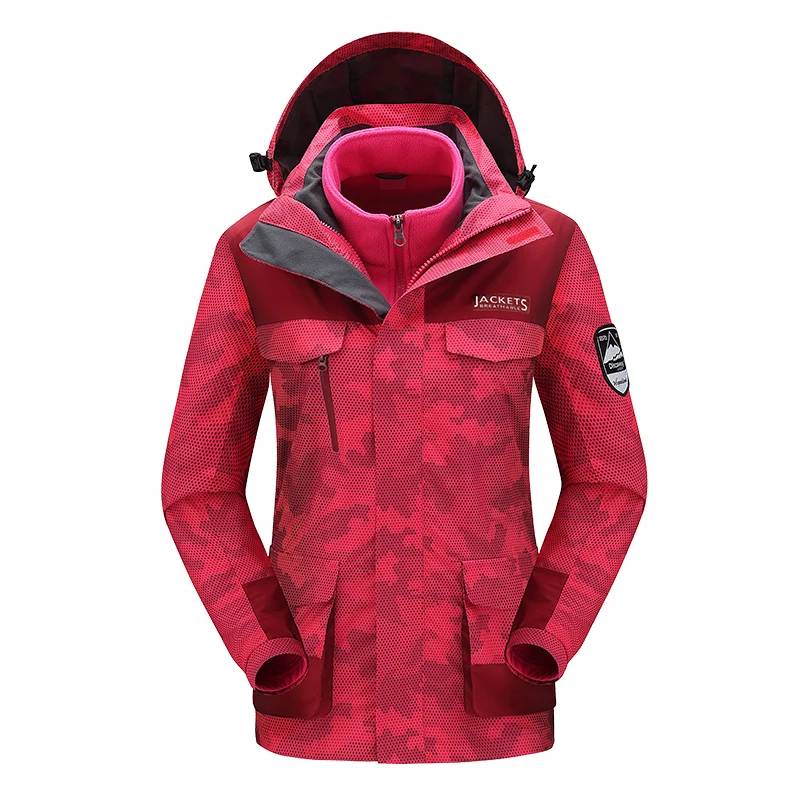 Women's Winter 2 Pcs Inside Fleece Jackets Outdoor Sport Waterproof Thermal Hiking Ski Mountain Climbing Windbreaker Coats M-4XL
Women's Winter 2 Pcs Inside Fleece Jackets Outdoor Sport Waterproof Thermal Hiking Ski Mountain Climbing Windbreaker Coats M-4XL