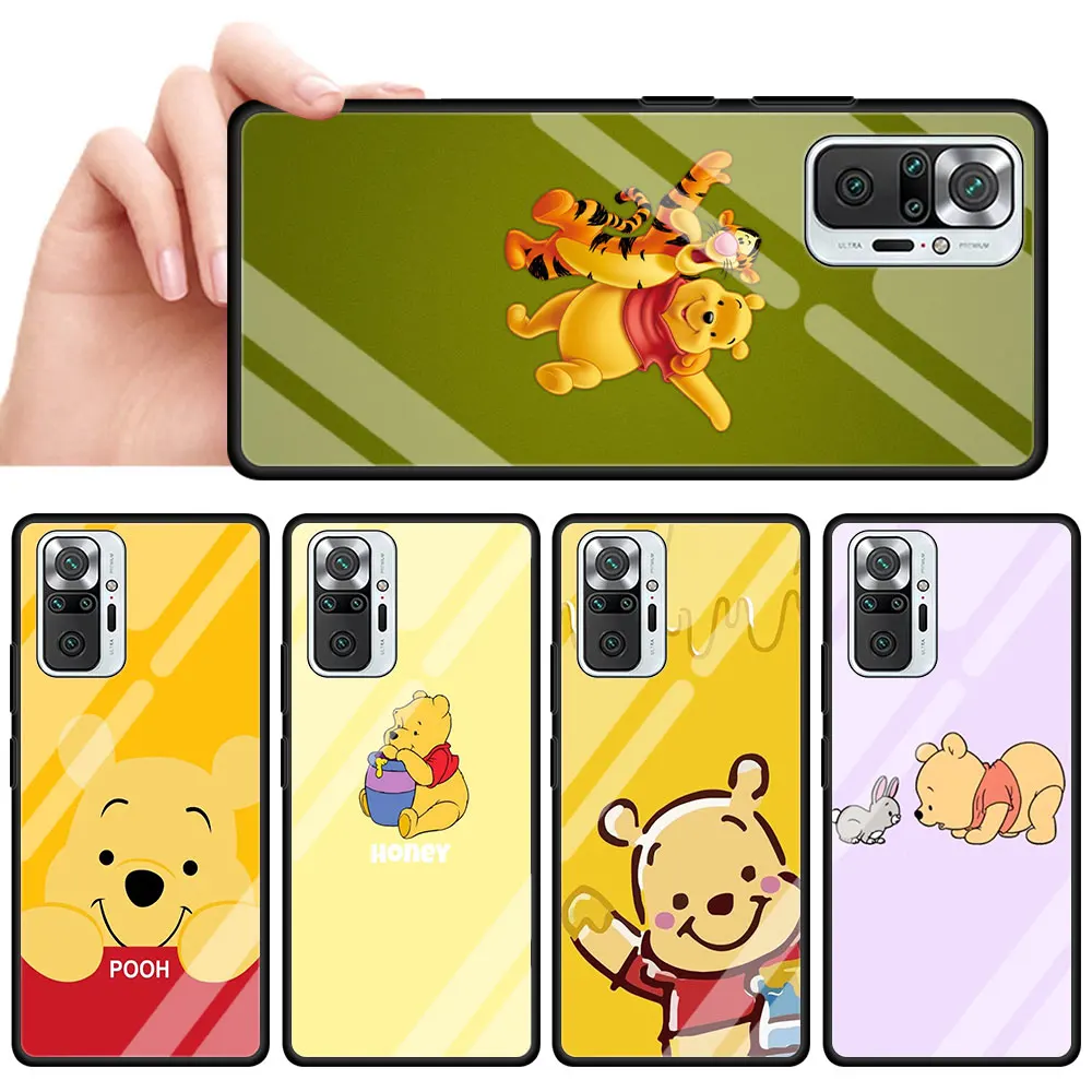 Роскошный стеклянный чехол с Винни-пухом для Redmi K40 Pro Plus 9 9C 9A 7 8A K30 K30 
Роскошный стеклянный чехол с Винни-пухом для Redmi K40 Pro Plus 9 9C 9A 7 8A K30 K30