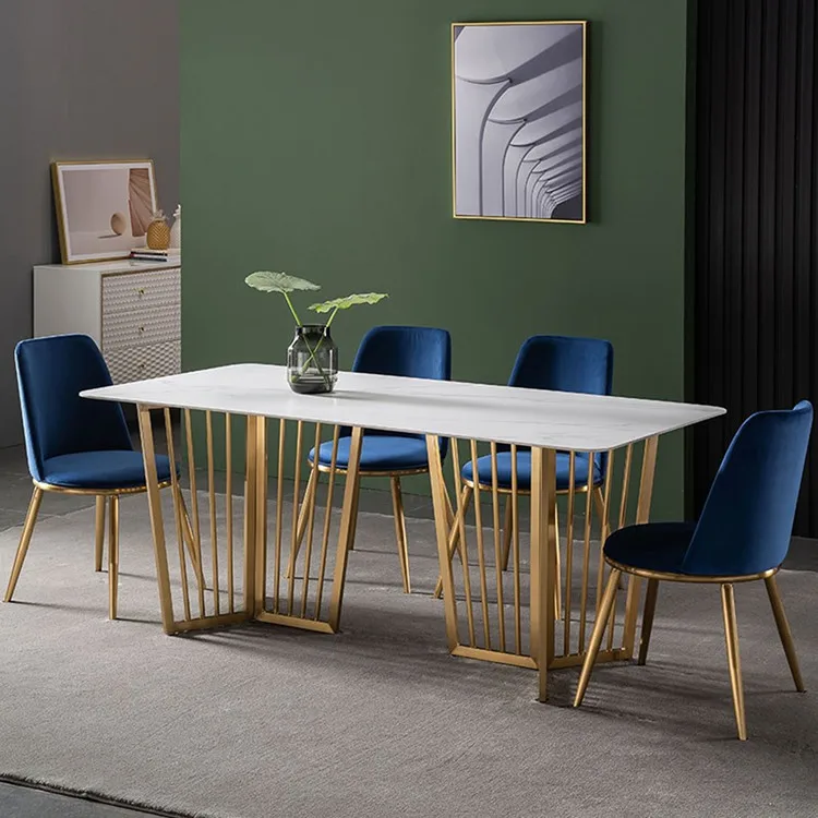 Light luxury rectangular slate dining table modern minimalist small household dining table
Light luxury rectangular slate dining table modern minimalist small household dining table