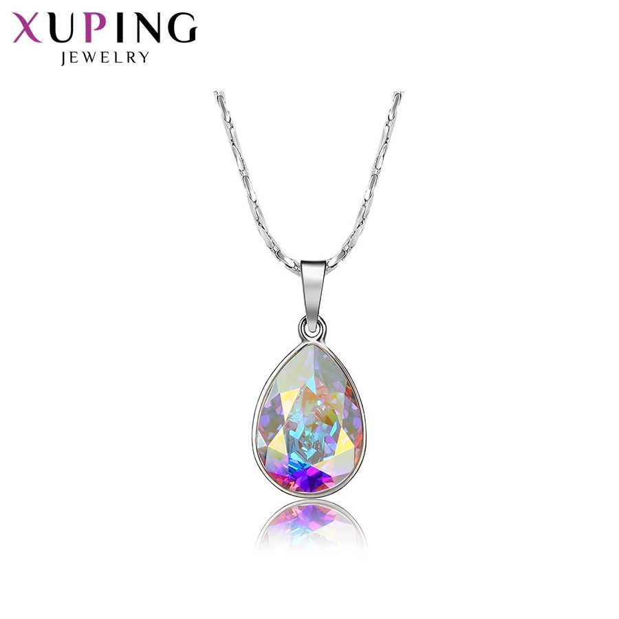 Xuping Jewelry Water Shape Crystal Pendant with High Quality Rhodium Plated for Women Trendy Gifts A00612498
Xuping Jewelry Water Shape Crystal Pendant with High Quality Rhodium Plated for Women Trendy Gifts A00612498