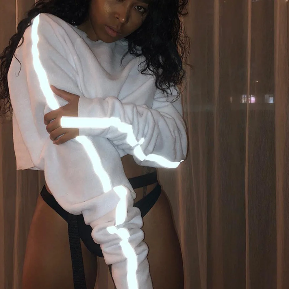 YICIYA Long Sleeve Hoodies Pullover Fall Harajuku Reflective Striped Sweatshirt Women Black White Casual Sweat Shirt Ladies
YICIYA Long Sleeve Hoodies Pullover Fall Harajuku Reflective Striped Sweatshirt Women Black White Casual Sweat Shirt Ladies
