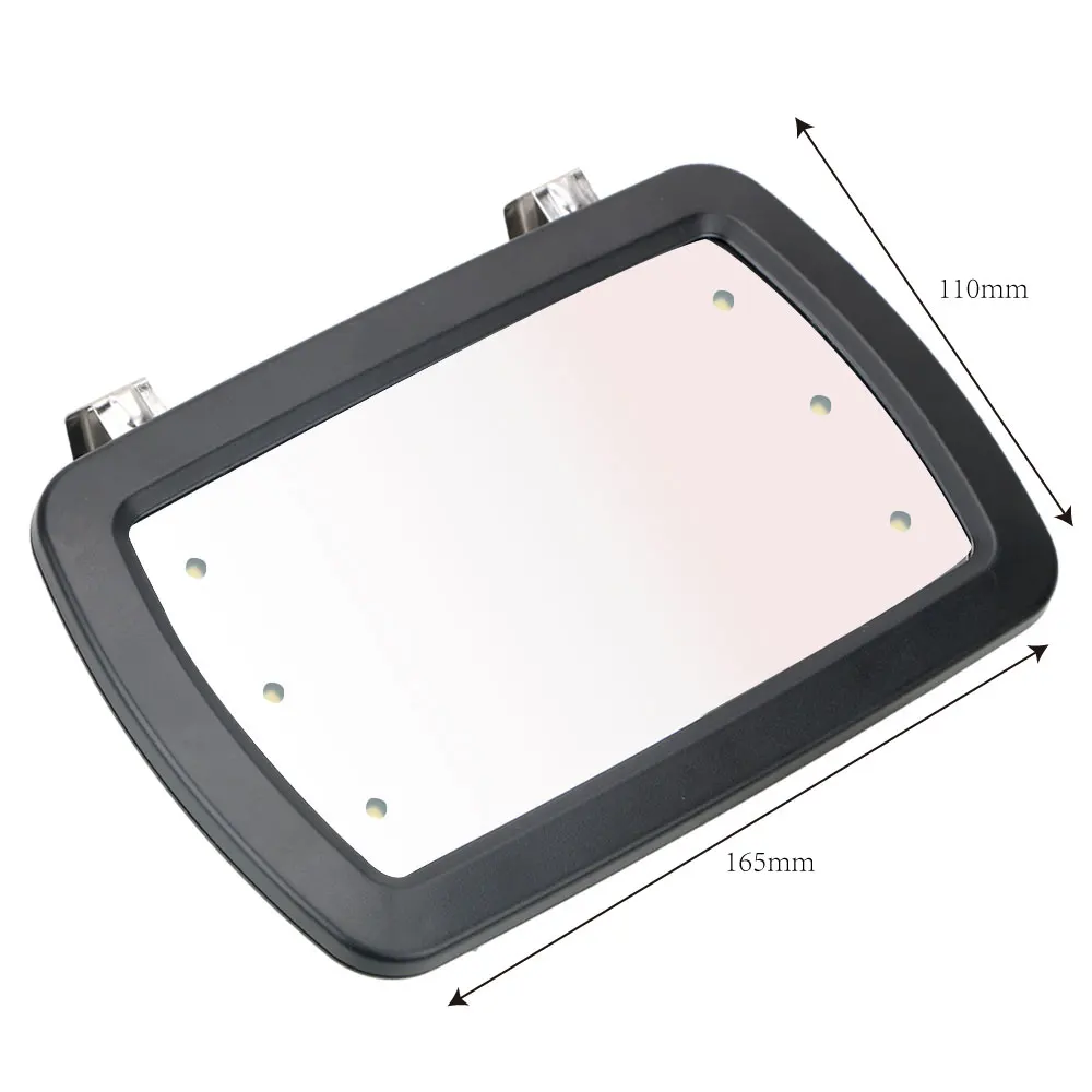 Automobile Make Up Mirror with Six LED Lights Universal Car Sun Visor Mirror Makeup Sun-shading Cosmetic Mirror Vanity Mirror
Automobile Make Up Mirror with Six LED Lights Universal Car Sun Visor Mirror Makeup Sun-shading Cosmetic Mirror Vanity Mirror