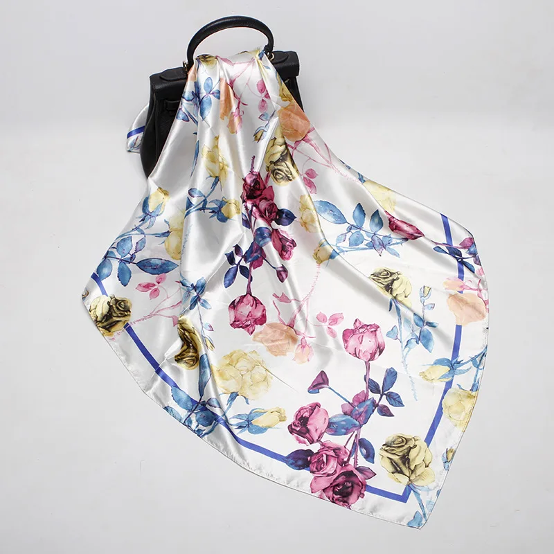 Printed Scarf Women Bandana 90*90Cm Elegant Shawl Polyester Headband Soft Hair Accessories Multicolor Hijab Smooth Headscarf
Printed Scarf Women Bandana 90*90Cm Elegant Shawl Polyester Headband Soft Hair Accessories Multicolor Hijab Smooth Headscarf