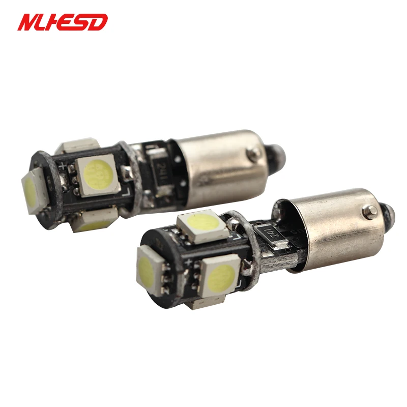 2 шт. Автомобильные светодиодные лампы BA9S H6W T4W 5050 5SMD | Автомобили и мотоциклы