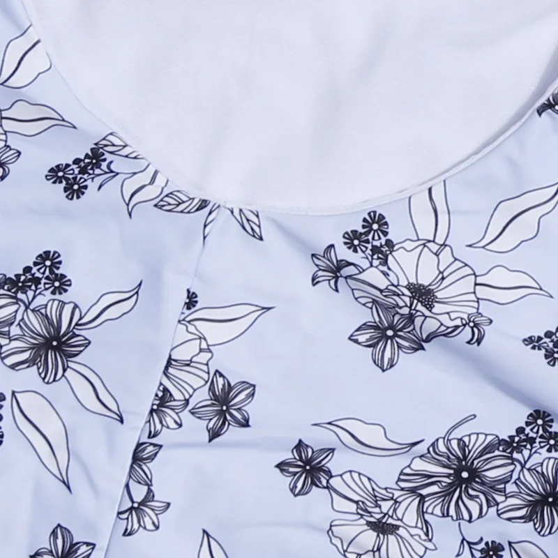 Jump Suits for Women White Print Wire Free High Waist Young Style Open Back Beautiful Fashion Personality One-Piece Swimsuit
Jump Suits for Women White Print Wire Free High Waist Young Style Open Back Beautiful Fashion Personality One-Piece Swimsuit