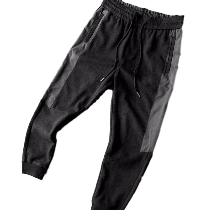 Mens New Joggers Sweatpants Harajuku Drawstring Trousers Fashion Patchwork Casual Pants Spring Fitness Athletic Sweatpants Male 
Mens New Joggers Sweatpants Harajuku Drawstring Trousers Fashion Patchwork Casual Pants Spring Fitness Athletic Sweatpants Male