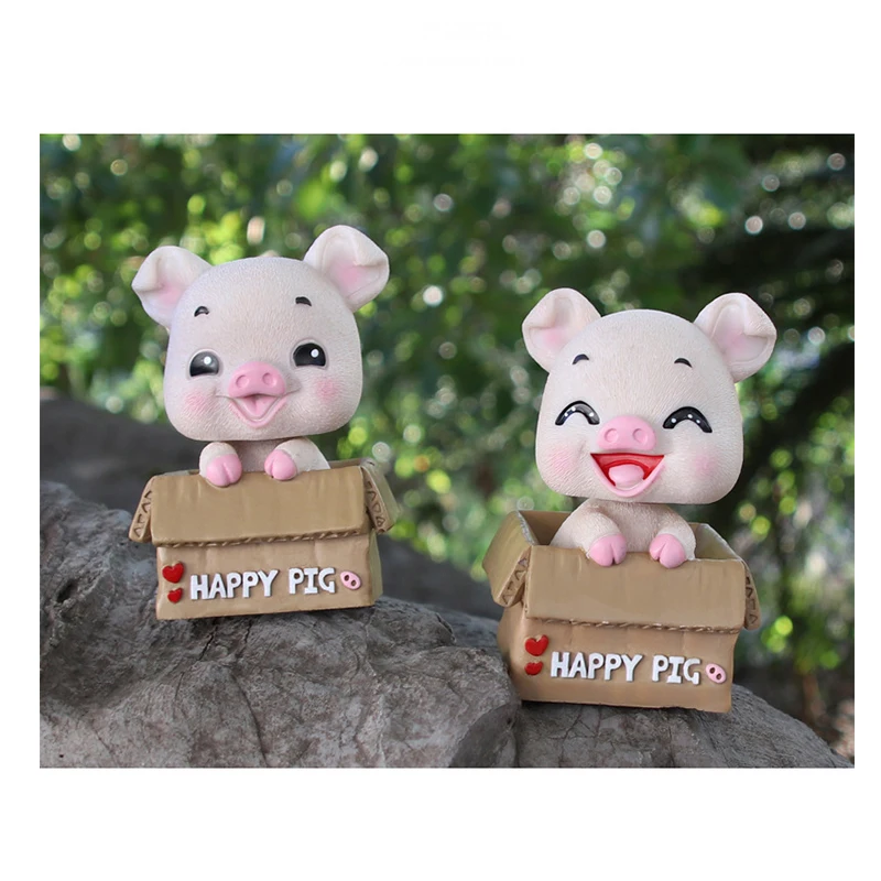 Cute Pink Little Pig Car Ornaments Automobiles Dashboard Shaking Head Pig Car Accessories for Girls Gifts Kawail Car Decoration
Cute Pink Little Pig Car Ornaments Automobiles Dashboard Shaking Head Pig Car Accessories for Girls Gifts Kawail Car Decoration