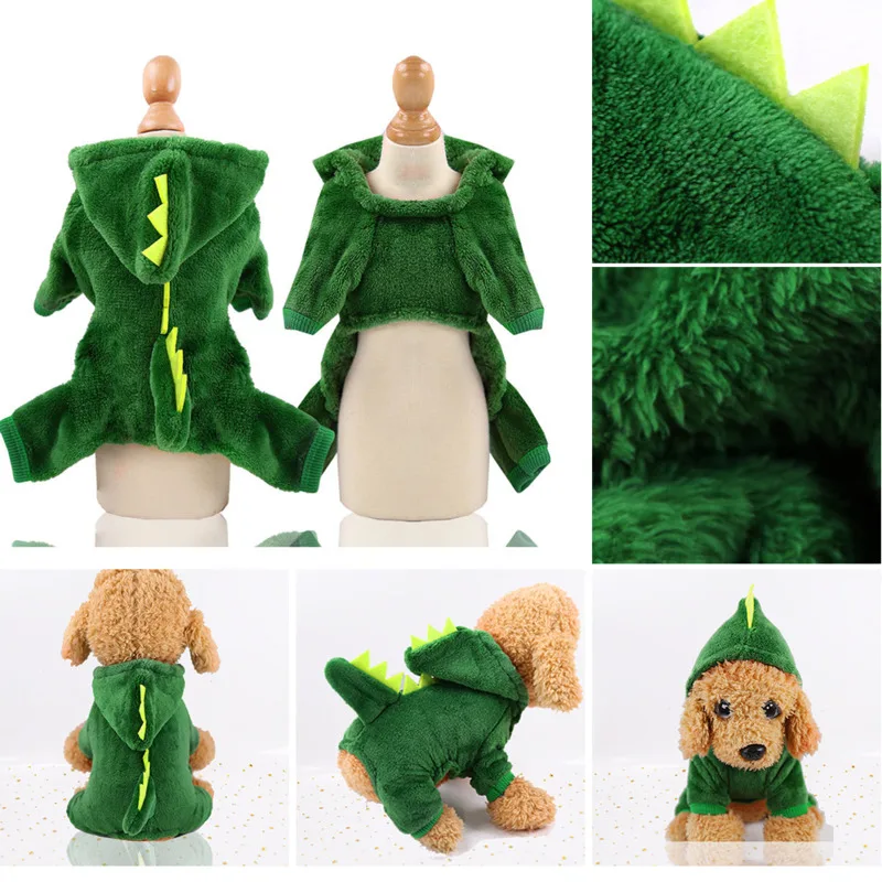 Pet Cat Clothes Funny Dinosaur Costumes Coat Winter Warm Kitten Hoodie Puppy Dog Clothes Dog Clothes Turned Into Pet Clothes
Pet Cat Clothes Funny Dinosaur Costumes Coat Winter Warm Kitten Hoodie Puppy Dog Clothes Dog Clothes Turned Into Pet Clothes