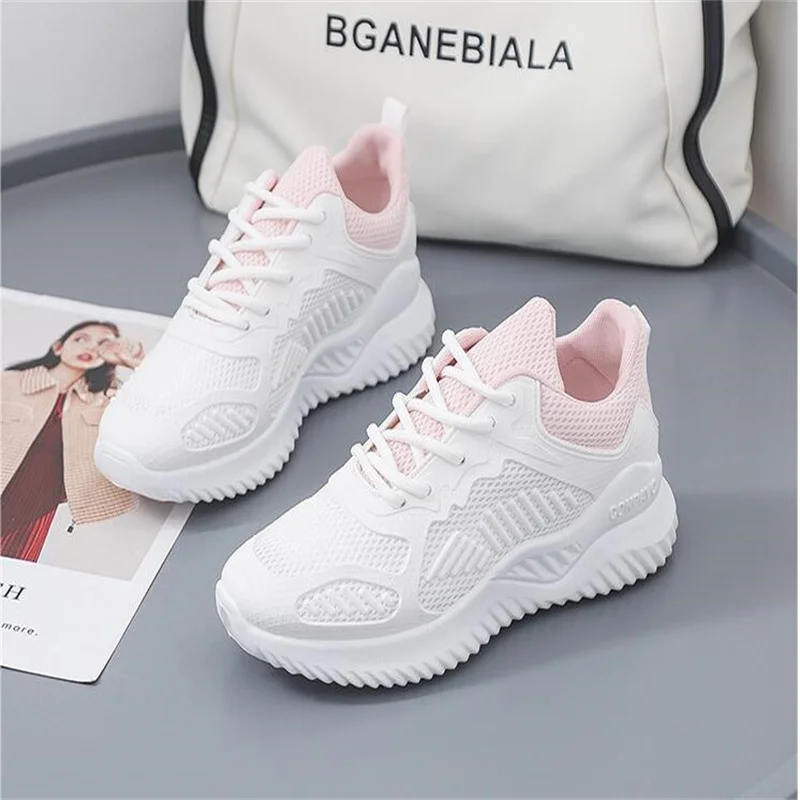Women's Casual Vulcanize Shoes White 2021 Sport Walking Running Summer Platform Flats Woman Sneakers 
Women's Casual Vulcanize Shoes White 2021 Sport Walking Running Summer Platform Flats Woman Sneakers