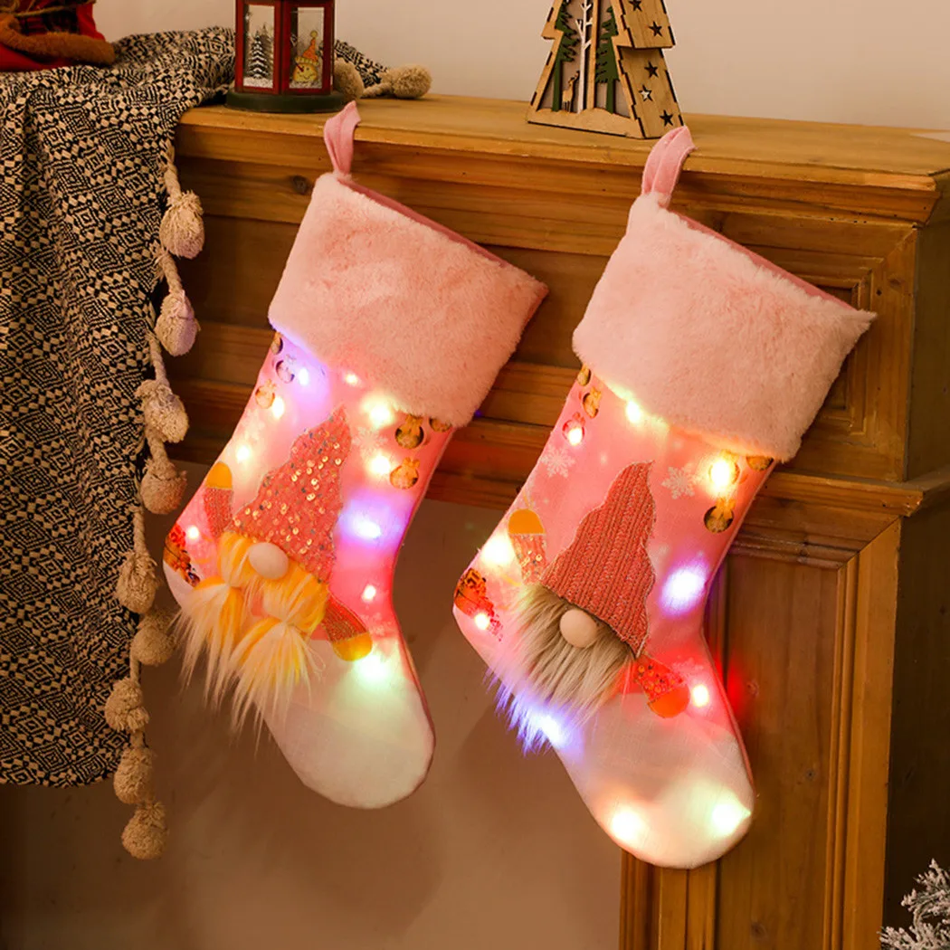 Merry Christmas Glow Pink Socks Candy Bag Gift Holder Stocking Large Hanging Decor 2022 New Year Decor For Home Navidad Sock
Merry Christmas Glow Pink Socks Candy Bag Gift Holder Stocking Large Hanging Decor 2022 New Year Decor For Home Navidad Sock