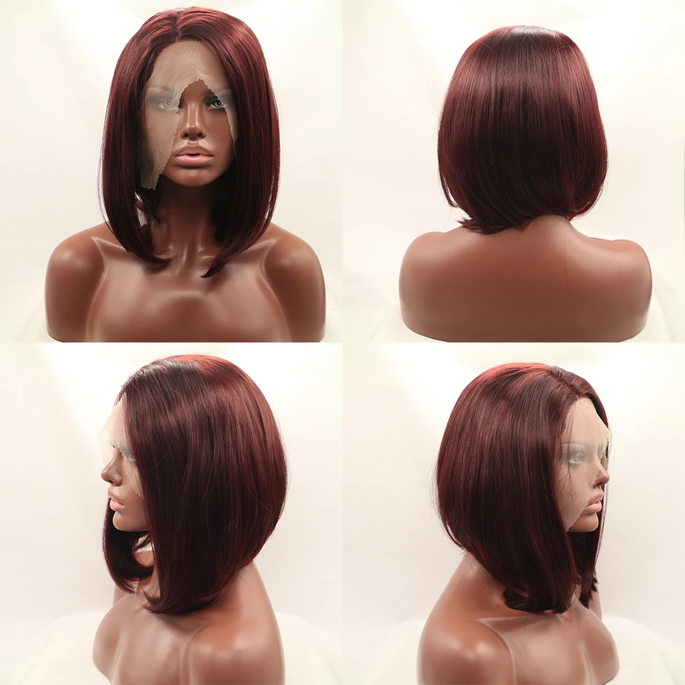Synthetic Lace Front Wigs Straight Short Bob Cosplay Wig For Black Women Daily Wear Wig Glueless Heat Resistant Fiber Hair
Synthetic Lace Front Wigs Straight Short Bob Cosplay Wig For Black Women Daily Wear Wig Glueless Heat Resistant Fiber Hair