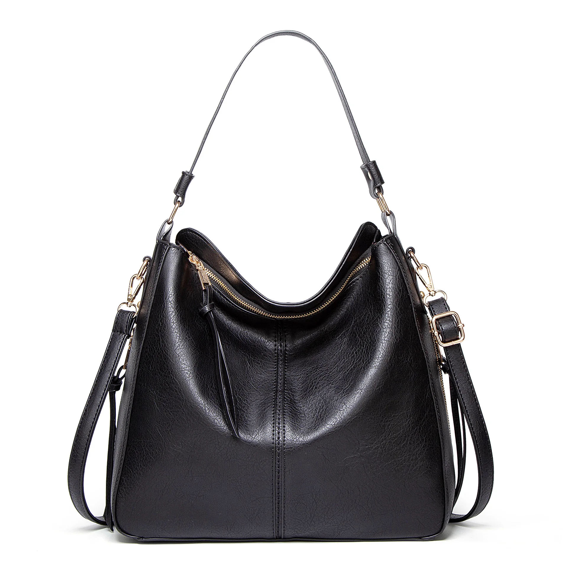 2020 New Pu Leather Women Handbags Female Leisure Shoulder Bags Fashion Purses Vintage Large Capacity Tote Bag Elegant Satchels
2020 New Pu Leather Women Handbags Female Leisure Shoulder Bags Fashion Purses Vintage Large Capacity Tote Bag Elegant Satchels
