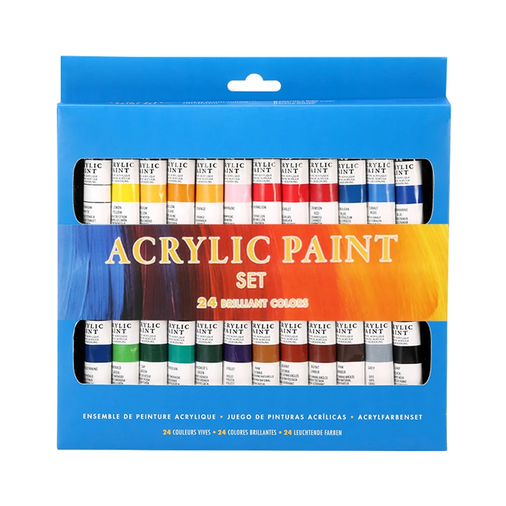 Acrylic Paints 24 Colors Professional Brush Set Artist Drawing Painting Pigment Hand Painted Wall Paint Diy
Acrylic Paints 24 Colors Professional Brush Set Artist Drawing Painting Pigment Hand Painted Wall Paint Diy
