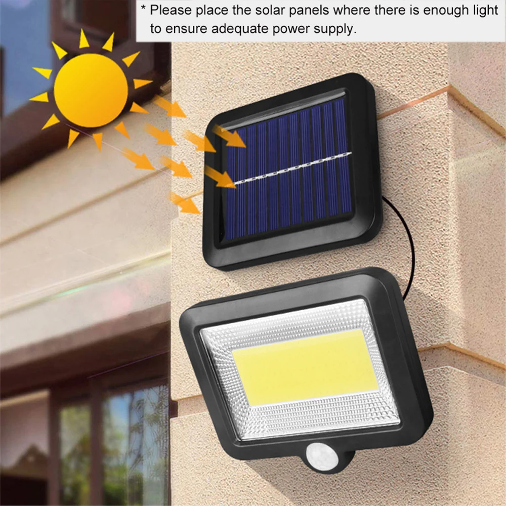 100COB Solar Energy Wall Mounted Night Lamp Motion Light Sensor Outdoor Waterproof Garden Security Light 
100COB Solar Energy Wall Mounted Night Lamp Motion Light Sensor Outdoor Waterproof Garden Security Light