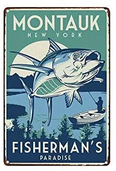 JUCHen Metal Sign for Wall Plaque Poster Cafe Bar Pub Gift 8 X 12 INCH Montauk Fisherman Paradise
JUCHen Metal Sign for Wall Plaque Poster Cafe Bar Pub Gift 8 X 12 INCH Montauk Fisherman Paradise