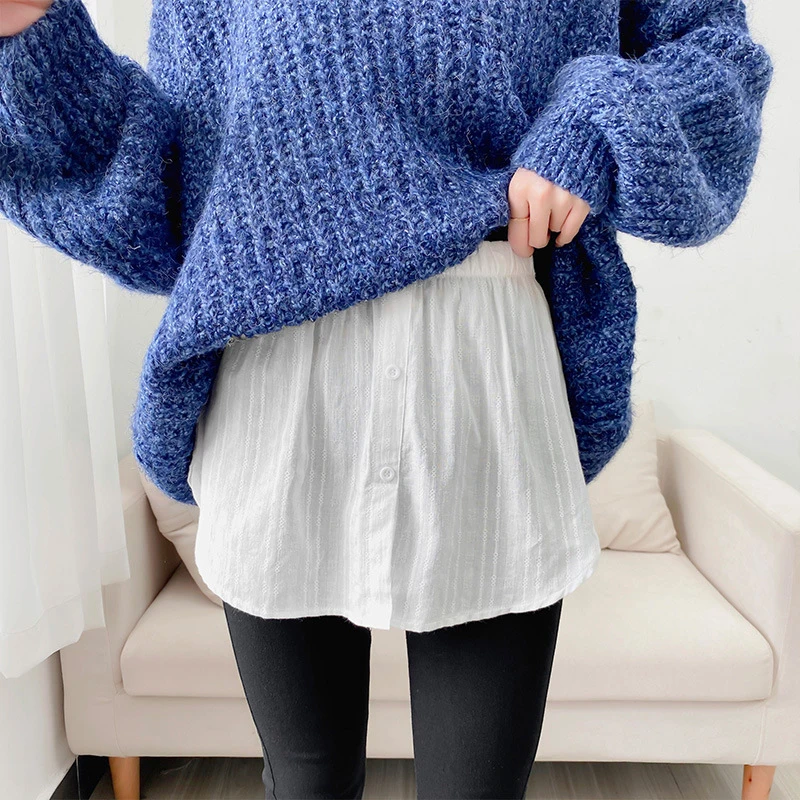 Fashion Skirts Detachable Fake Shirt Elastic Waist Short Skirt Blouse Hem Extender Fake Hem Mini Skirt Women Garments Accessorie
Fashion Skirts Detachable Fake Shirt Elastic Waist Short Skirt Blouse Hem Extender Fake Hem Mini Skirt Women Garments Accessorie