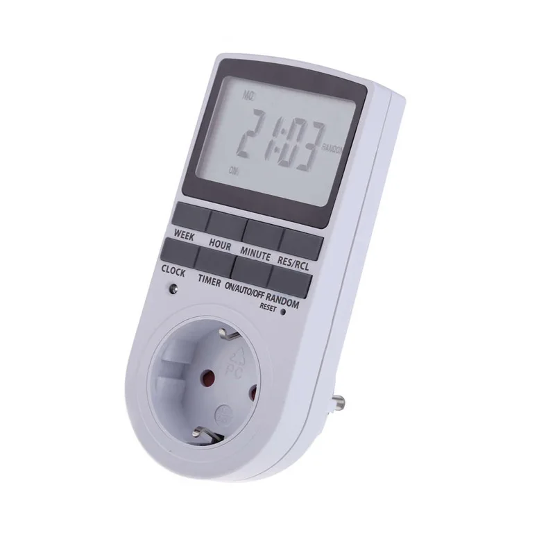 Electronic digital timer switch UK US AU EU FR kitchen timer 24 Hour cyclic programmable timing socket
Electronic digital timer switch UK US AU EU FR kitchen timer 24 Hour cyclic programmable timing socket