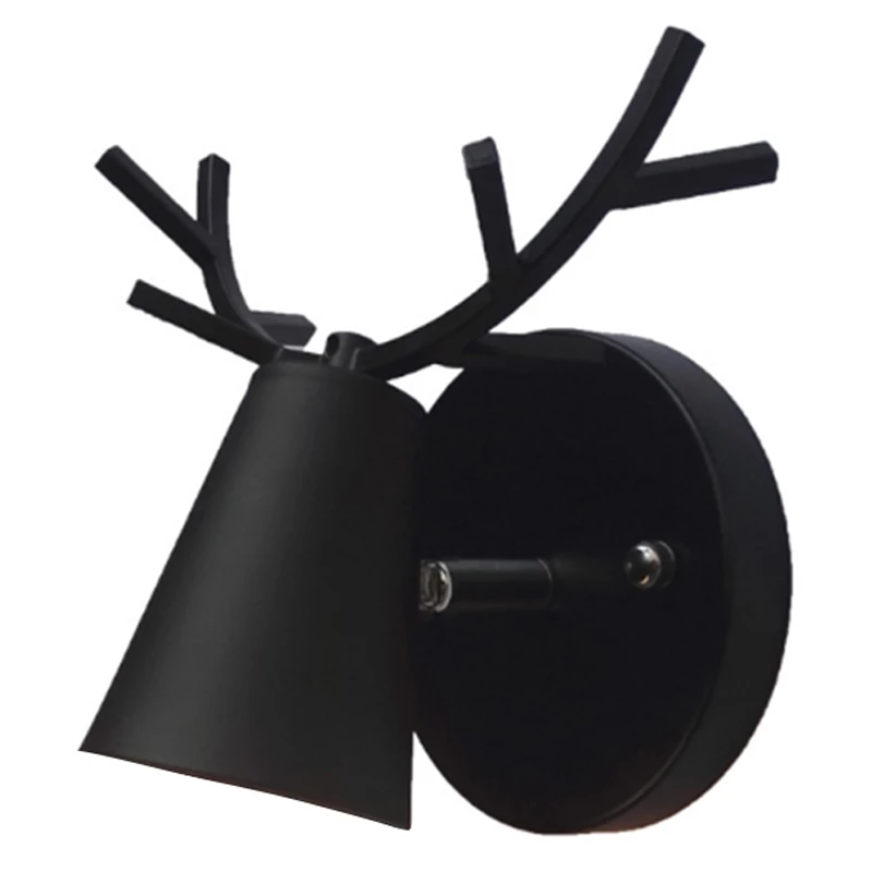 Промоакция настенный светильник в скандинавском стиле с рогами простой