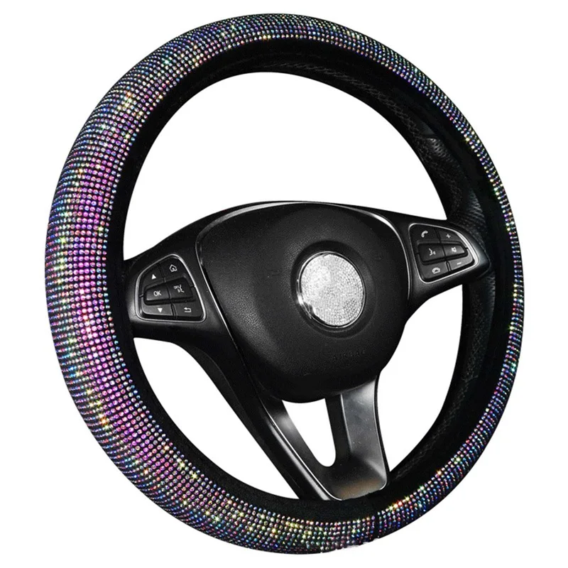 Bling Anti-Slip Car Steering Wheel Covers Car Styling Auto Accessories For Girl Full Crystal Steering Wheel Cover Diamond
Bling Anti-Slip Car Steering Wheel Covers Car Styling Auto Accessories For Girl Full Crystal Steering Wheel Cover Diamond