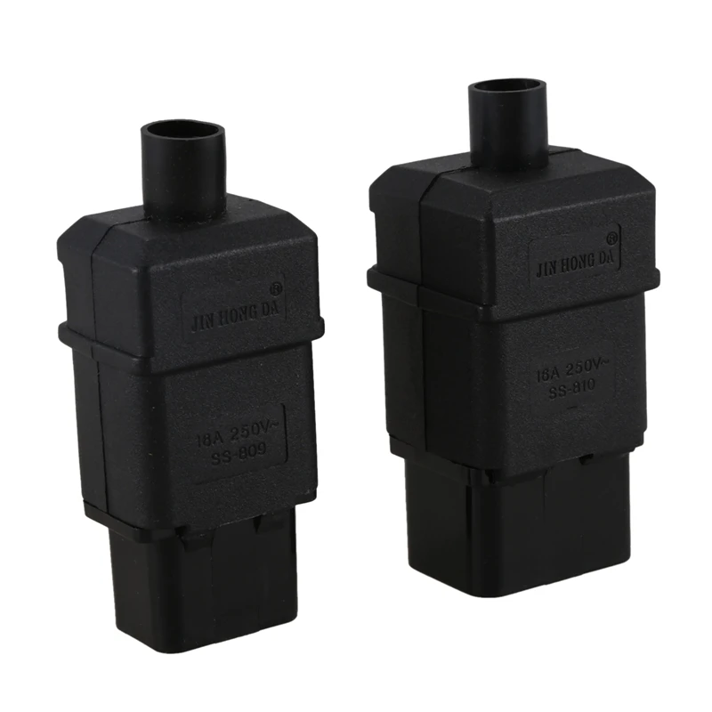 AYHF 2 in 1 16A 250VAC IEC320 Series C19 Plug C20 Socket для шнура питания|Адаптеры AC/DC| |