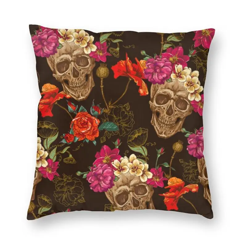 Halloween Floral Skulls Cushion Cover Print Monster Spooky Pattern Floor Pillow Case for Car Cool Pillowcase Home Decorative
Halloween Floral Skulls Cushion Cover Print Monster Spooky Pattern Floor Pillow Case for Car Cool Pillowcase Home Decorative