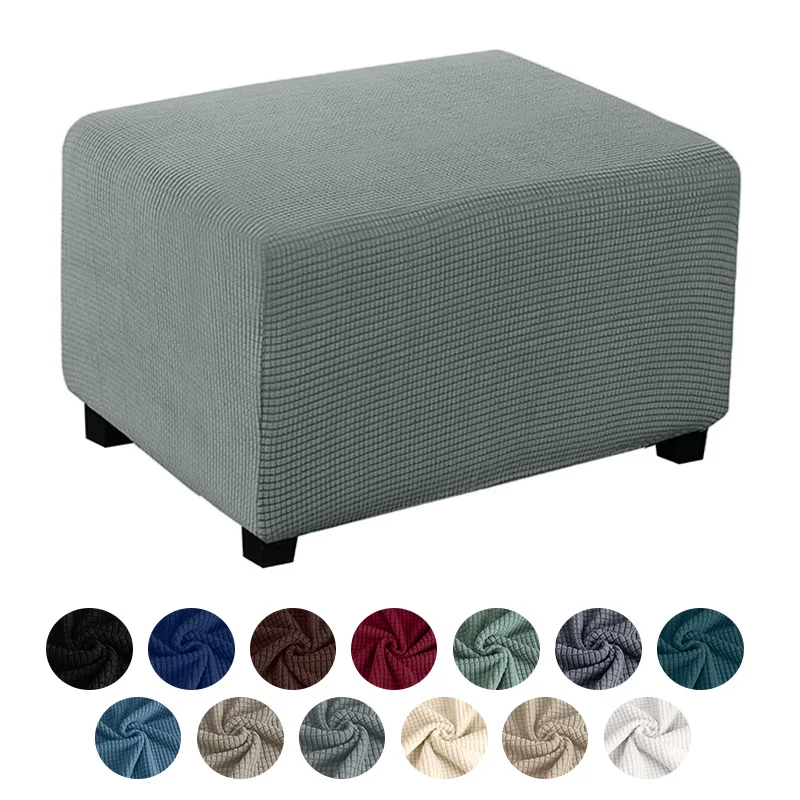 2 Sizes Footstool Cover Jacquard Fabric Footrest Cover Flexible Furniture Protection Removable Ottoman Cover For Home
2 Sizes Footstool Cover Jacquard Fabric Footrest Cover Flexible Furniture Protection Removable Ottoman Cover For Home