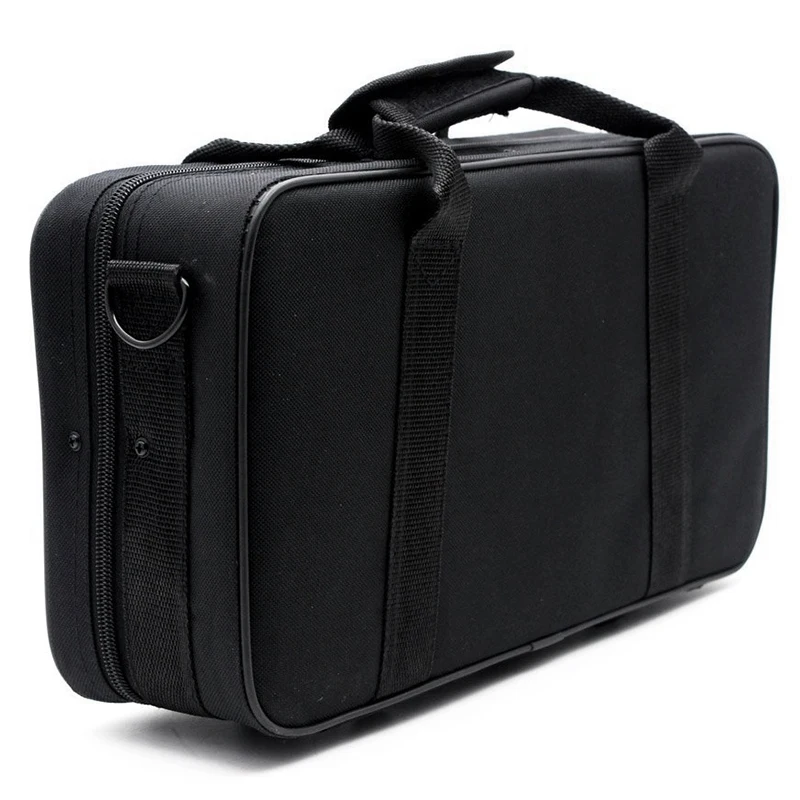 

Черная мягкая утолщенная сумка из ткани Оксфорд, сумка для кларнета, чехол с ремешком на руку, защитные аксессуары для кларнета