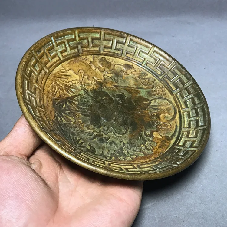 LAOJUNLU Archaize Pure Copper And TwoStory Copper Plate Feng Shui Bronze
LAOJUNLU Archaize Pure Copper And TwoStory Copper Plate Feng Shui Bronze