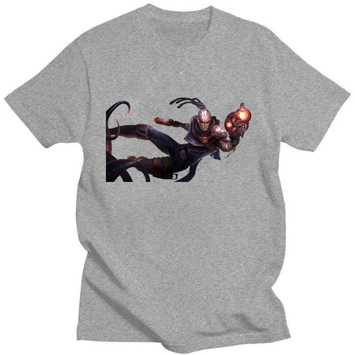 The Hitman Lucian LOL Cosplay Art Printing T-shirts Summer Fashion Short Sleeve O-neck Cotton Top Tees For Fans
The Hitman Lucian LOL Cosplay Art Printing T-shirts Summer Fashion Short Sleeve O-neck Cotton Top Tees For Fans