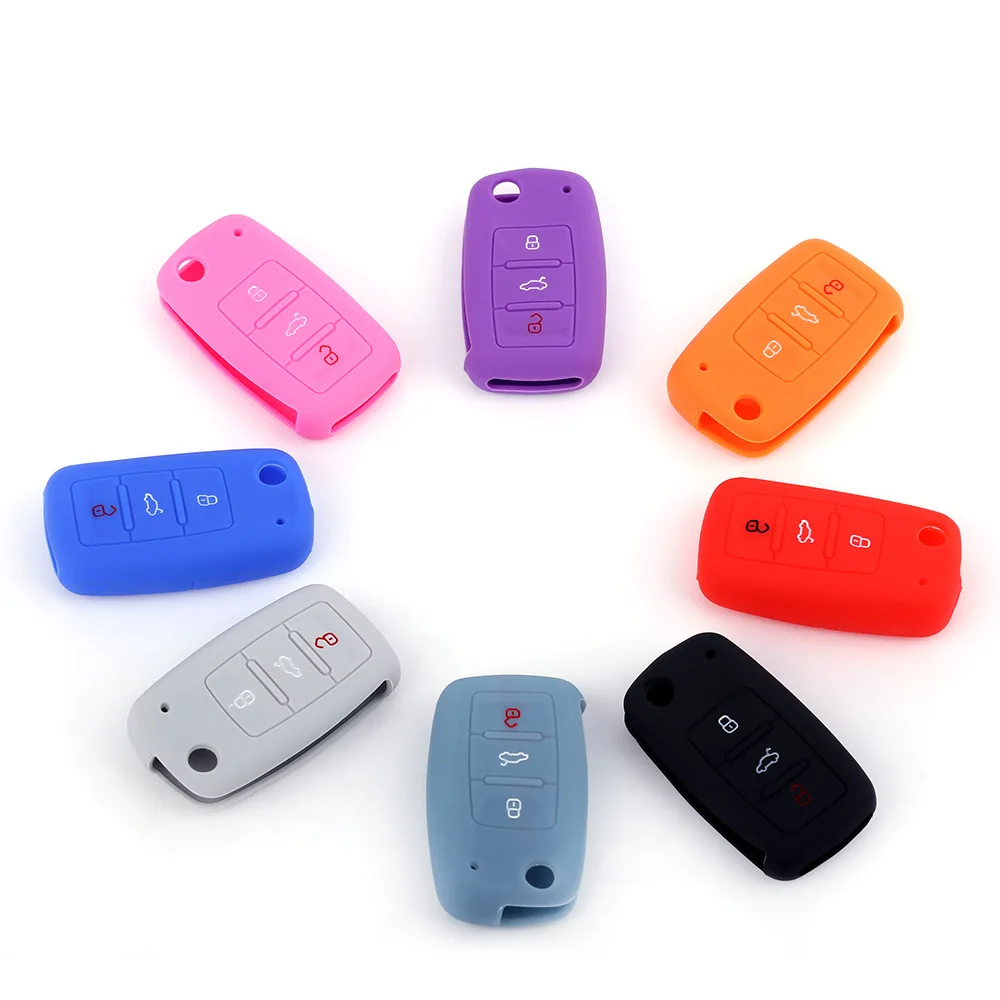 1Pcs Hot Products 3 Buttons Silicone Car Key Case Silicone Auto Key Accessories Cover Keyless Shell Protector 10 Colors
1Pcs Hot Products 3 Buttons Silicone Car Key Case Silicone Auto Key Accessories Cover Keyless Shell Protector 10 Colors