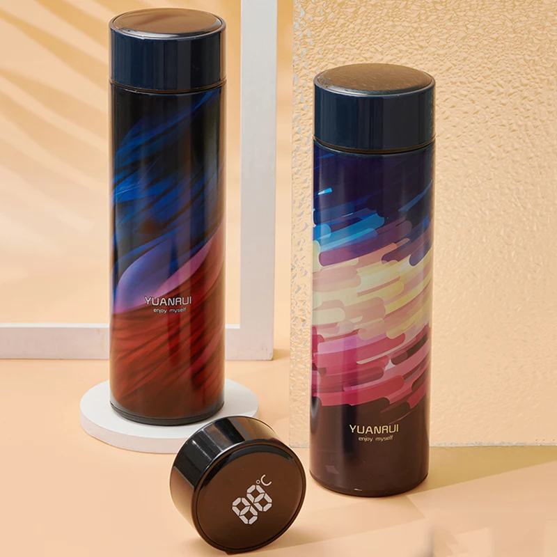 Temperature Luxury Thermos Digital Display Coffee Portabl Cute Water Bottle Stainless Steel Pretty Garrafa De Agua Thermal Mug 
Temperature Luxury Thermos Digital Display Coffee Portabl Cute Water Bottle Stainless Steel Pretty Garrafa De Agua Thermal Mug