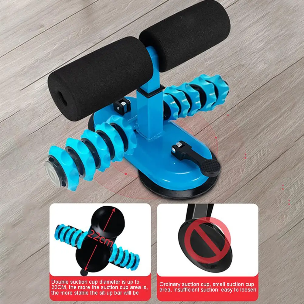 Self-suction Sit-up Bar Adjustable Sit-up Floor Bar Crunches Arm Waist Abdomen Exercise Equipment Fat Burning Trainer
Self-suction Sit-up Bar Adjustable Sit-up Floor Bar Crunches Arm Waist Abdomen Exercise Equipment Fat Burning Trainer