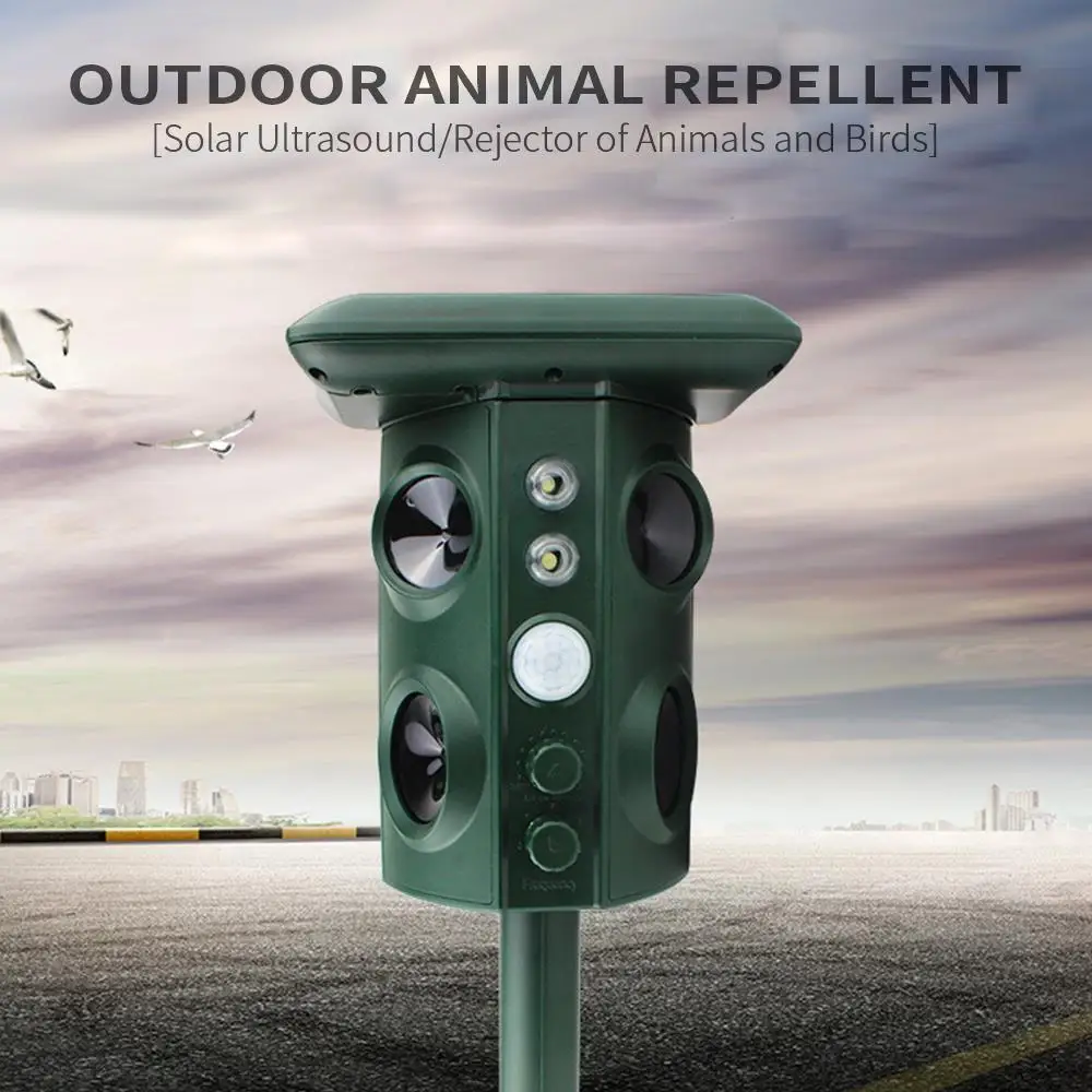 13.5KHz-28.5KHz Solar Board Gopher Solar Ultrasonic Repeller Electronic Ultrasonic Mouse Repeller Insect Eco Friendly
13.5KHz-28.5KHz Solar Board Gopher Solar Ultrasonic Repeller Electronic Ultrasonic Mouse Repeller Insect Eco Friendly