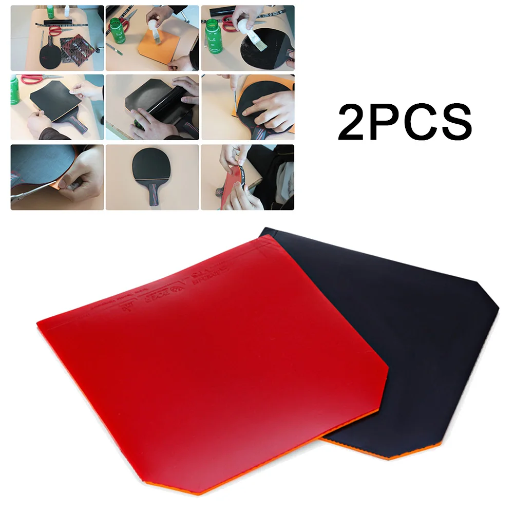 2Pcs Table Tennis Rubber With Sponge Fit Ping Pong Paddle Racket 2.1mm Thickness Table Tennis Ping Pong Cover Training Accessory
2Pcs Table Tennis Rubber With Sponge Fit Ping Pong Paddle Racket 2.1mm Thickness Table Tennis Ping Pong Cover Training Accessory