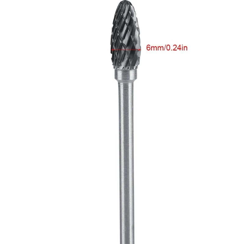 10Pcs/Box Rotary Burrs Metalworking Rotary Files Rotary Burr Bit Set m Shank 6Mm Cutting Head Diameter
10Pcs/Box Rotary Burrs Metalworking Rotary Files Rotary Burr Bit Set m Shank 6Mm Cutting Head Diameter