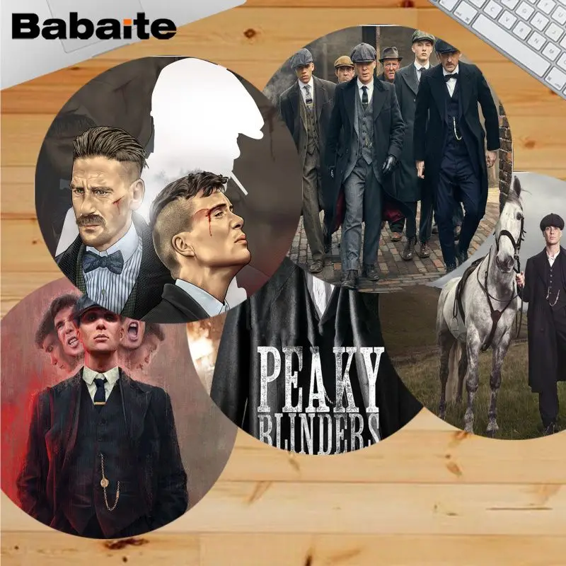 Babaite Vintage Cool Peaky Blinders Laptop Computer round desk pads Mousepad gaming Mousepad Rug For PC Laptop Notebook
Babaite Vintage Cool Peaky Blinders Laptop Computer round desk pads Mousepad gaming Mousepad Rug For PC Laptop Notebook