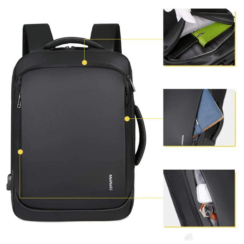 2021 Men Backpack Laptop Backpack Fashion Waterproof College Student Backpack for Teenagers New USB Interface Charging 15.6 Inch
2021 Men Backpack Laptop Backpack Fashion Waterproof College Student Backpack for Teenagers New USB Interface Charging 15.6 Inch