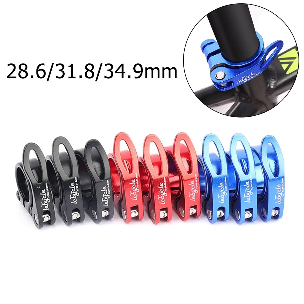 MTB Mountain Bike Bolt Seatpost Clamp 28.6/30.8/31.6mm Seat Pipe Aluminum Alloy Quick Release Seatposts Clip Repair Part
MTB Mountain Bike Bolt Seatpost Clamp 28.6/30.8/31.6mm Seat Pipe Aluminum Alloy Quick Release Seatposts Clip Repair Part