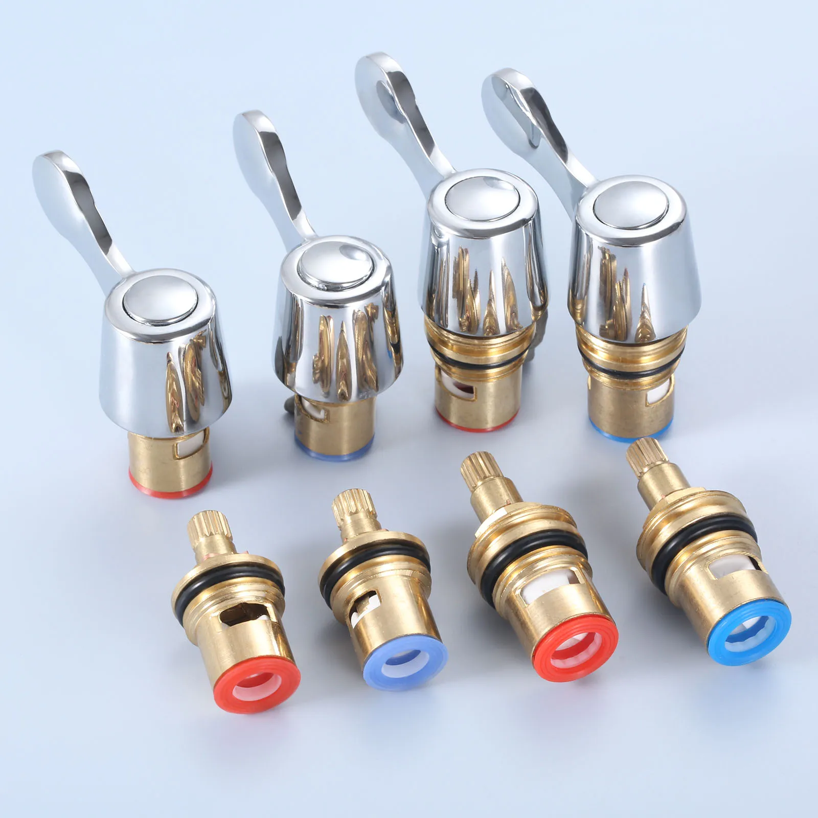 Brass/Ceramic Tap Valves Cartridge Gland Turn 20 Teeth for Kitchen Bathroom Washbasin Faucet Accessories 43mm/53mm
Brass/Ceramic Tap Valves Cartridge Gland Turn 20 Teeth for Kitchen Bathroom Washbasin Faucet Accessories 43mm/53mm