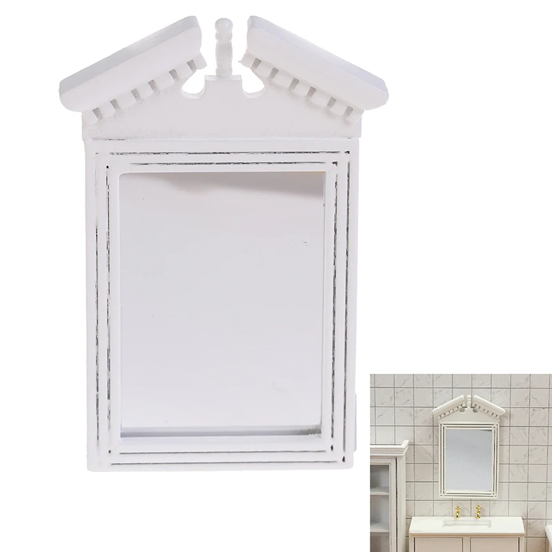 1/12 Dollhouse Miniature Mini White Mirror Model Bathroom Furniture Decoration Doll House Accessories
1/12 Dollhouse Miniature Mini White Mirror Model Bathroom Furniture Decoration Doll House Accessories