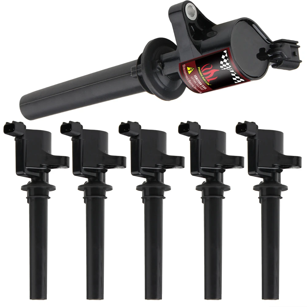 CarBole 6 Pack Ignition Coil for Ford Escape 500 Freestyle Taurus Mazda 3.0L V6 2003-2008 High Performance Coil Car Accessories
CarBole 6 Pack Ignition Coil for Ford Escape 500 Freestyle Taurus Mazda 3.0L V6 2003-2008 High Performance Coil Car Accessories