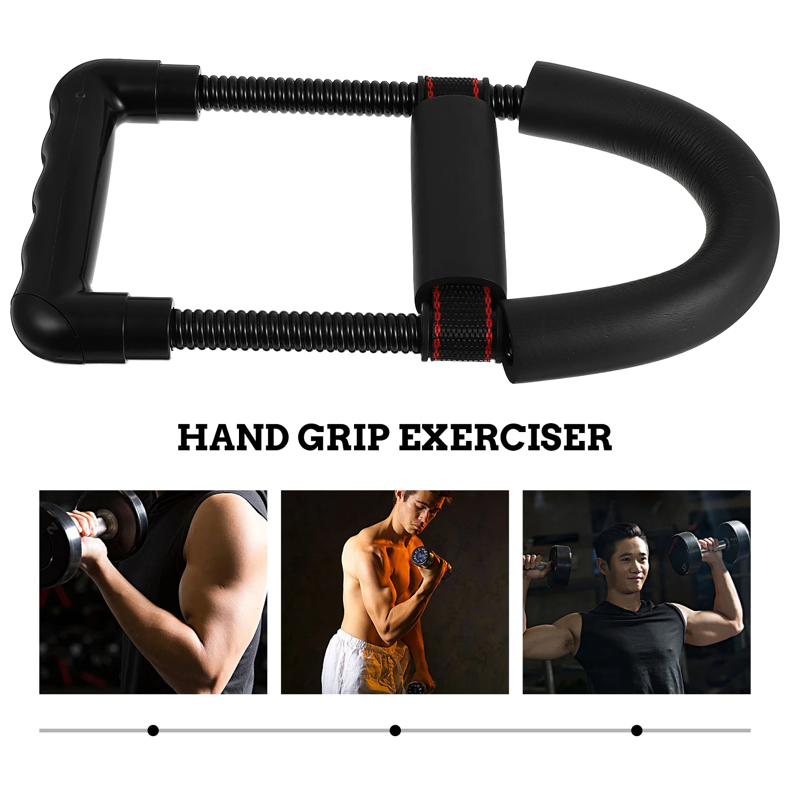 1pc Sturdy Practical Adjustable Premium Wrist Force Trainer Forearm Force Trainer Hand Grip Exerciser
1pc Sturdy Practical Adjustable Premium Wrist Force Trainer Forearm Force Trainer Hand Grip Exerciser