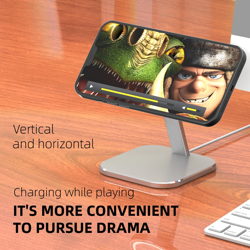 YOUXIU Wireless Magsafe Charging Stand For iPhone 12 Pro Max Mini Wireless Charge Pad Dock Holder
YOUXIU Wireless Magsafe Charging Stand For iPhone 12 Pro Max Mini Wireless Charge Pad Dock Holder