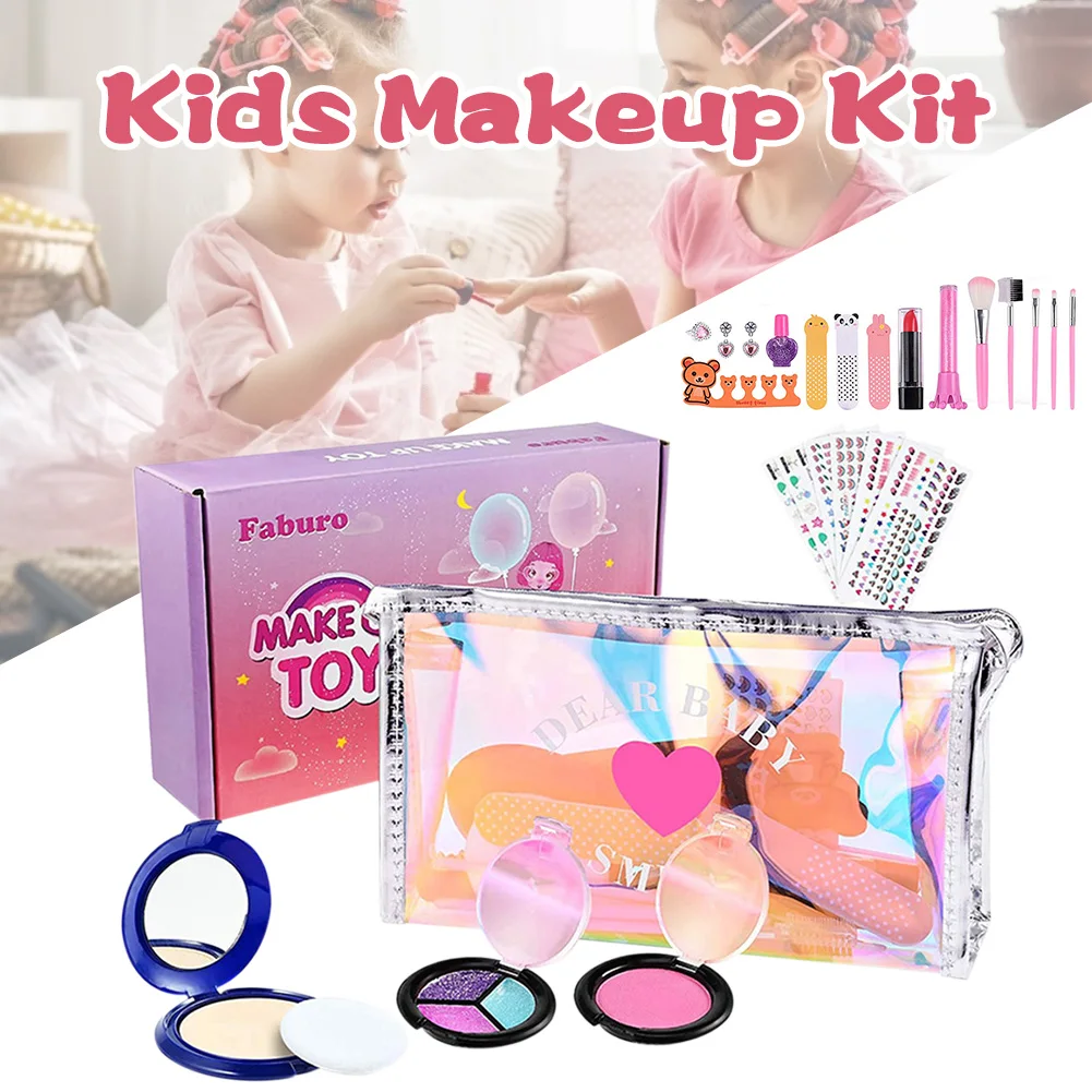 Children Make-up Toy Set 26PCS Girl Princess Play House Safe Non-toxic Easy To Clean And Washable Makeup Toy Set Gift For Girls
Children Make-up Toy Set 26PCS Girl Princess Play House Safe Non-toxic Easy To Clean And Washable Makeup Toy Set Gift For Girls