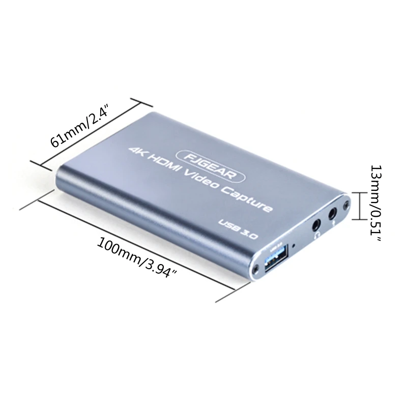 4K HDMI to USB 3.0 1080P Video Capture Card Converter for TV PC PS4 Game Live Streaming for Windows Linux Os
4K HDMI to USB 3.0 1080P Video Capture Card Converter for TV PC PS4 Game Live Streaming for Windows Linux Os