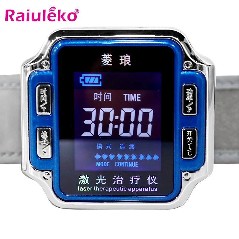 650nm Laser Treatment Wrist Type for Rhinitis Diabetes High Blood Pressure Thrombus Lowering Cholesterol Laser Illuminator
650nm Laser Treatment Wrist Type for Rhinitis Diabetes High Blood Pressure Thrombus Lowering Cholesterol Laser Illuminator