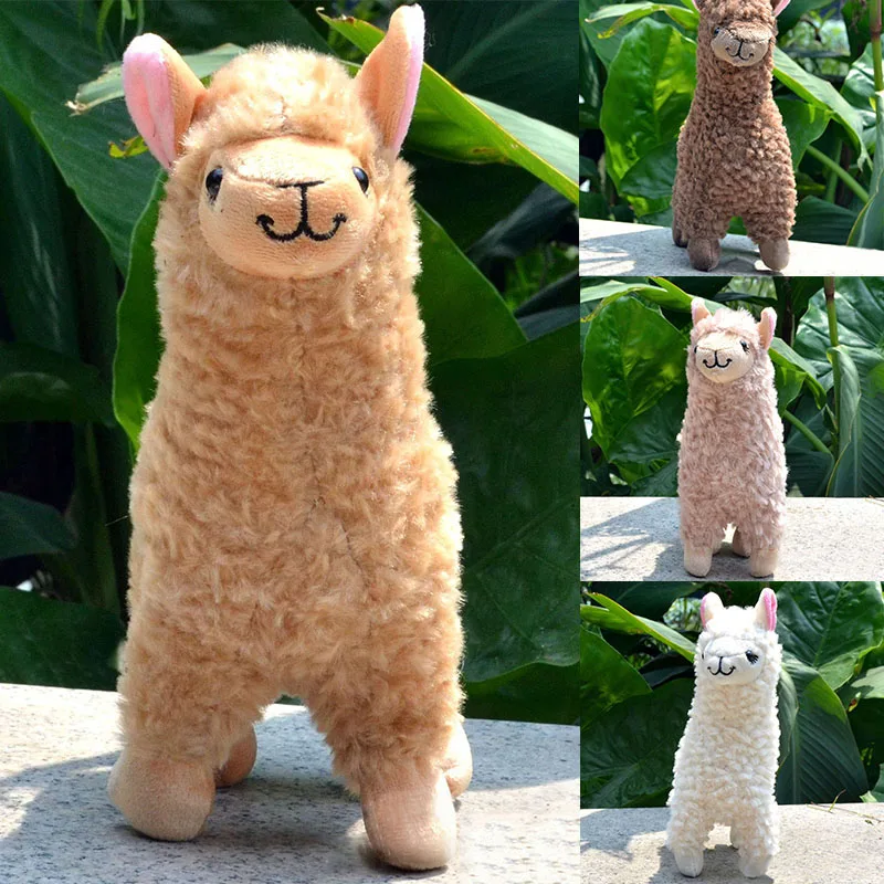 Лама-альпака 23 см плюшевые игрушки для детей мягкие куклы-животные подарок на