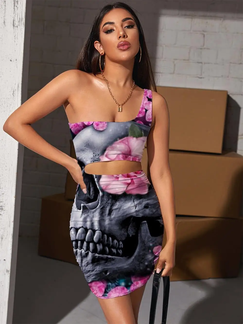 Giyu Brand Skull Dresses Women Flower Halter Sleeveless Galaxy 3d Print Rock Pleating Womens Clothing Mini Evening Vintage Boho
Giyu Brand Skull Dresses Women Flower Halter Sleeveless Galaxy 3d Print Rock Pleating Womens Clothing Mini Evening Vintage Boho
