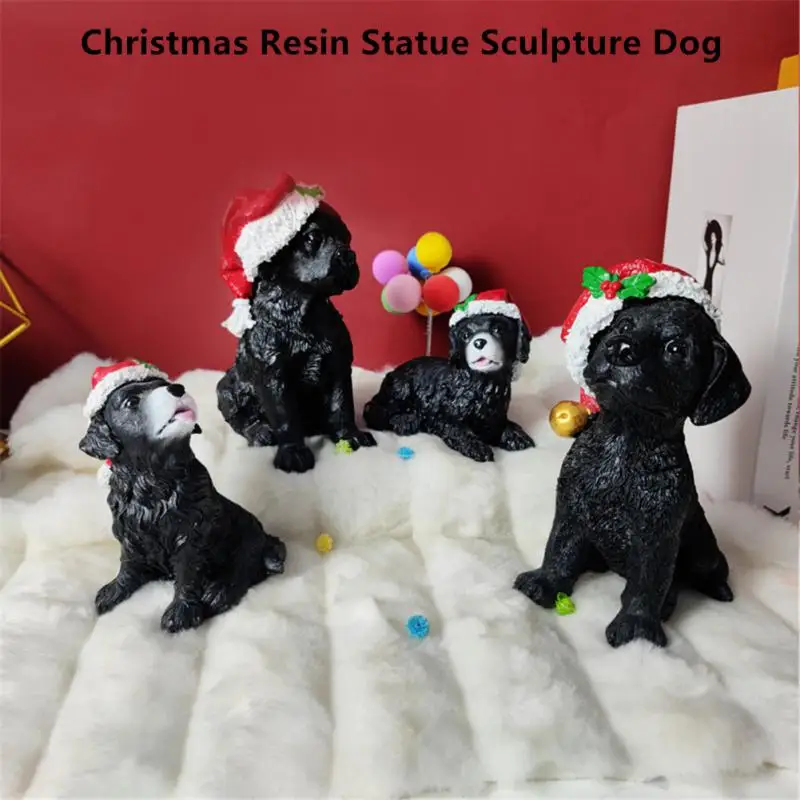Christmas Resin Statue Sculpture Dog In Christmas Hat Figurines Home Office Floor Stand Decor Small Ornaments Art Crafts Gifts
Christmas Resin Statue Sculpture Dog In Christmas Hat Figurines Home Office Floor Stand Decor Small Ornaments Art Crafts Gifts